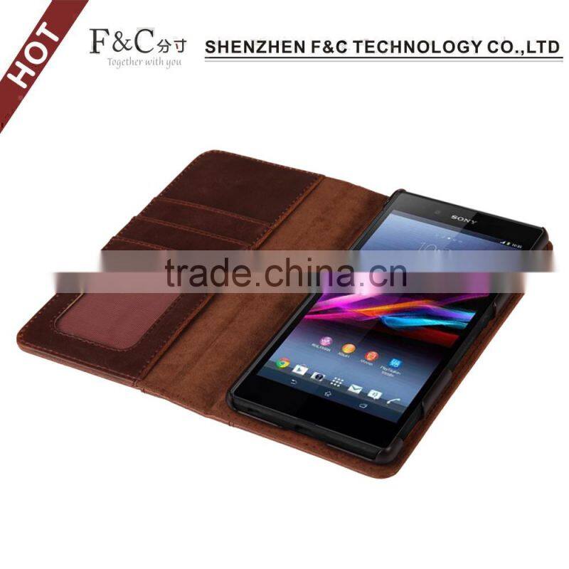 For Sony Xperia Z4 book style case, Flip Cover Stand Case For Sony Xperia Z4,
