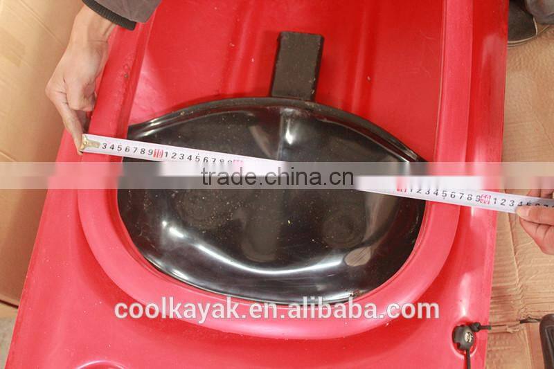 Popular single sit in fishing boat cheap plastic sea kayak wholesale