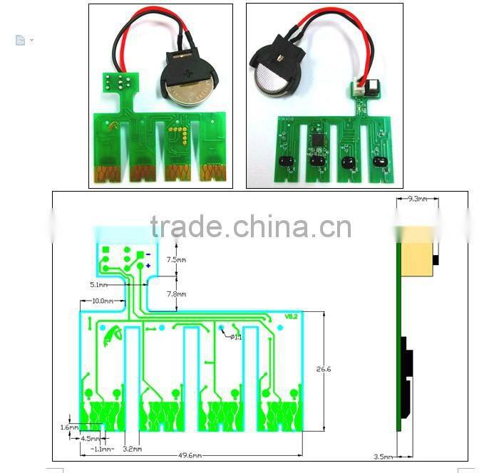 The newest combo chips for Epson Expression ciss XP204 XP214 XP101 XP201 XP211 XP401