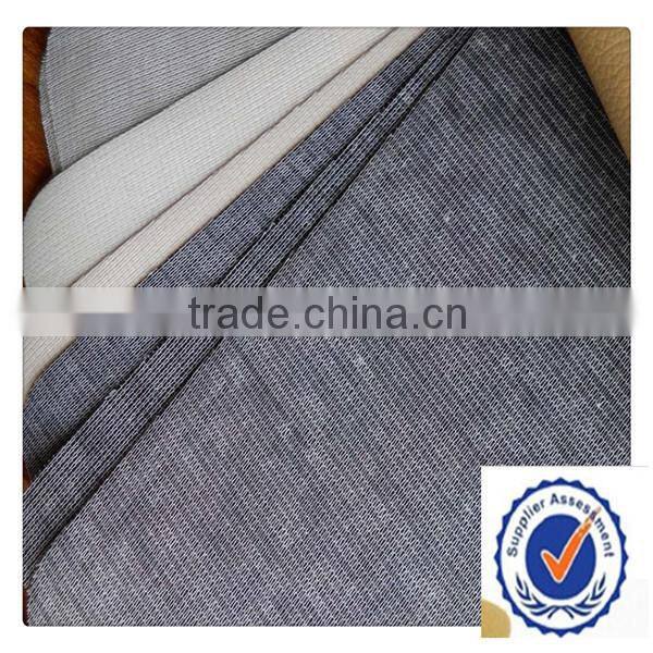 knitted backing pvc artificial leather for sofa D666