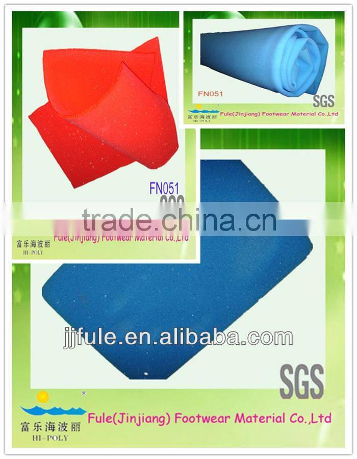 low density memory foam for insoles