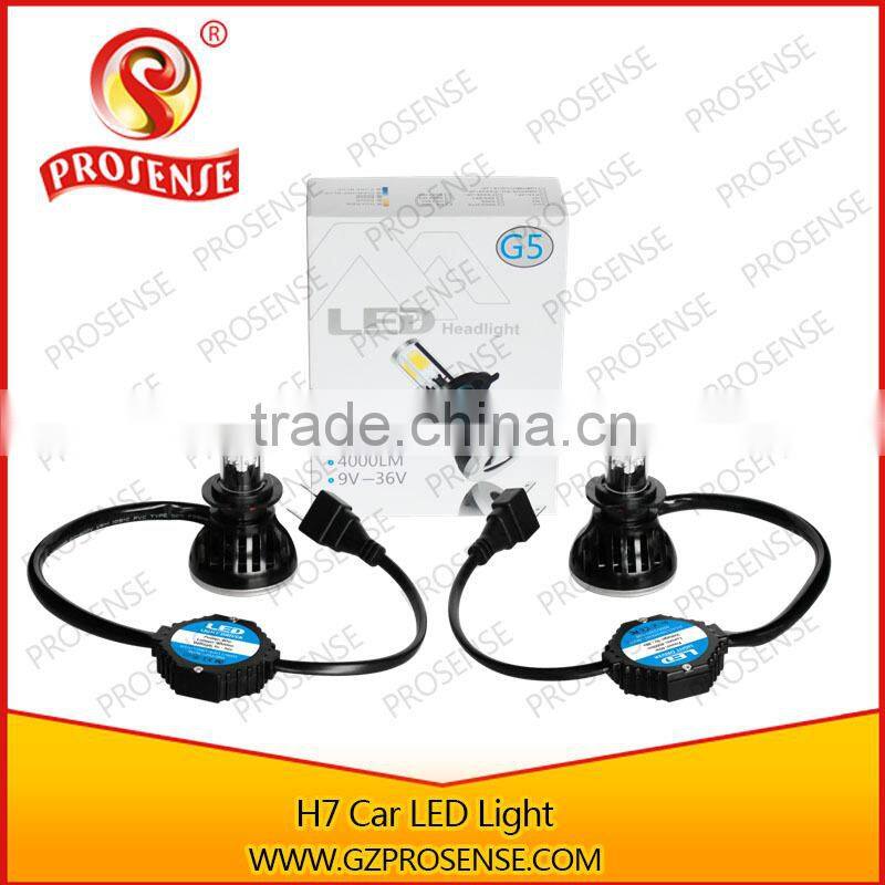 Supply 4000lm 6000K Super white H7 Car LED Light Bulb