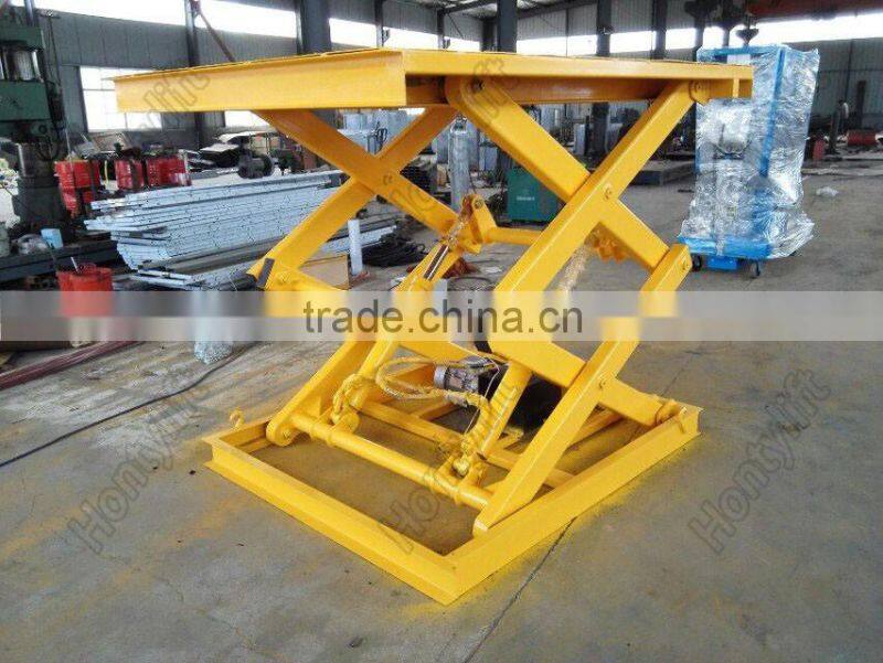 Electric hydraulic scissor lift elevator/Fixed scissor lift platform