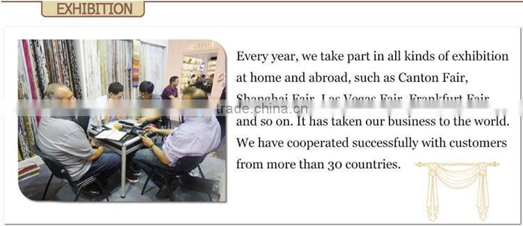 2015 European classic ready made burn out curtain model