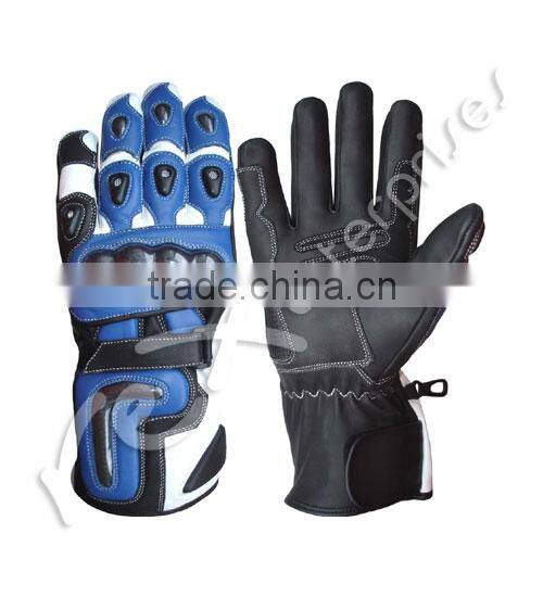 Leather Motorbike Motorcycle Racing Sports Gloves