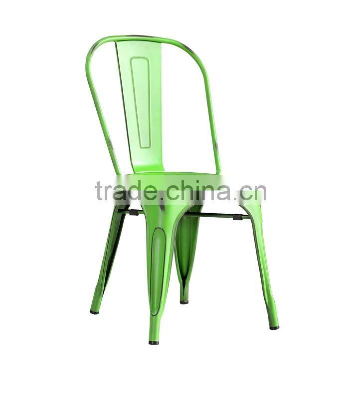 black red green metal dining chairs for sale