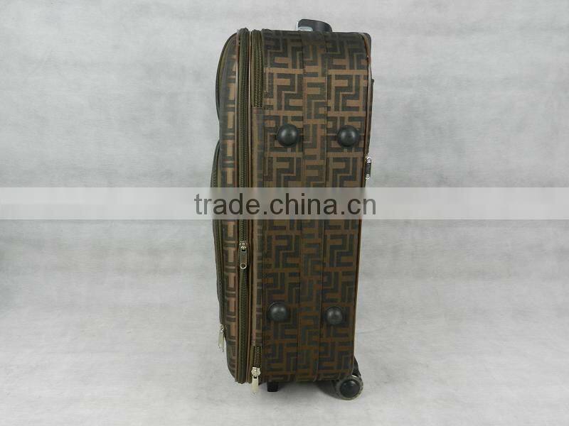 1pc promotional 22'' cabin luggage 600D1200D1680D polyester trolley luggage