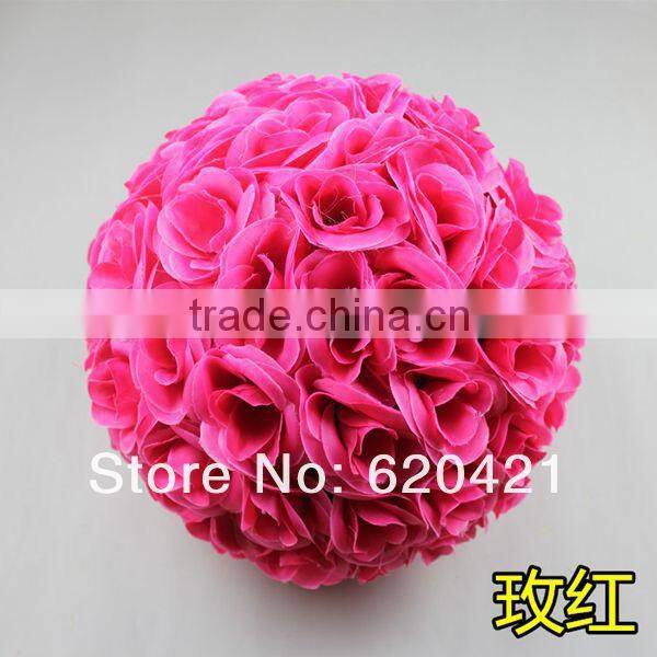 Artificial hot sale silk flower ball with decorative