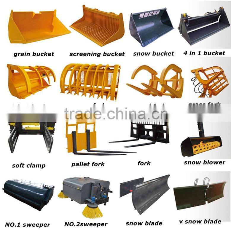 New 1.3t front end loader with hydraulic cylinder engine