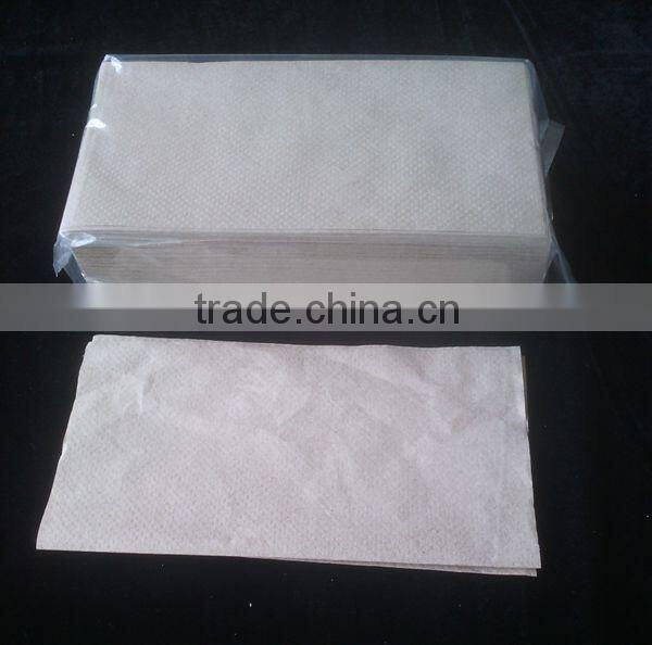 250sheets/pack Size and 1 Ply Layer Brown Single fold paper towel