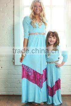 Custom design latest casual printed long dress bohemian quality maxi plus size dress