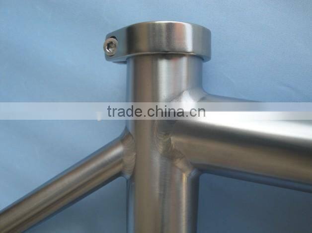 Hottest style 3AL2.5V internal cable routing WTL-S074 titanium road bike frame