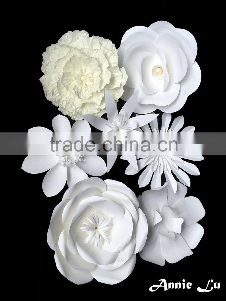 Hot Sale artificial paper flowers, tissue paper flower for wedding decoration