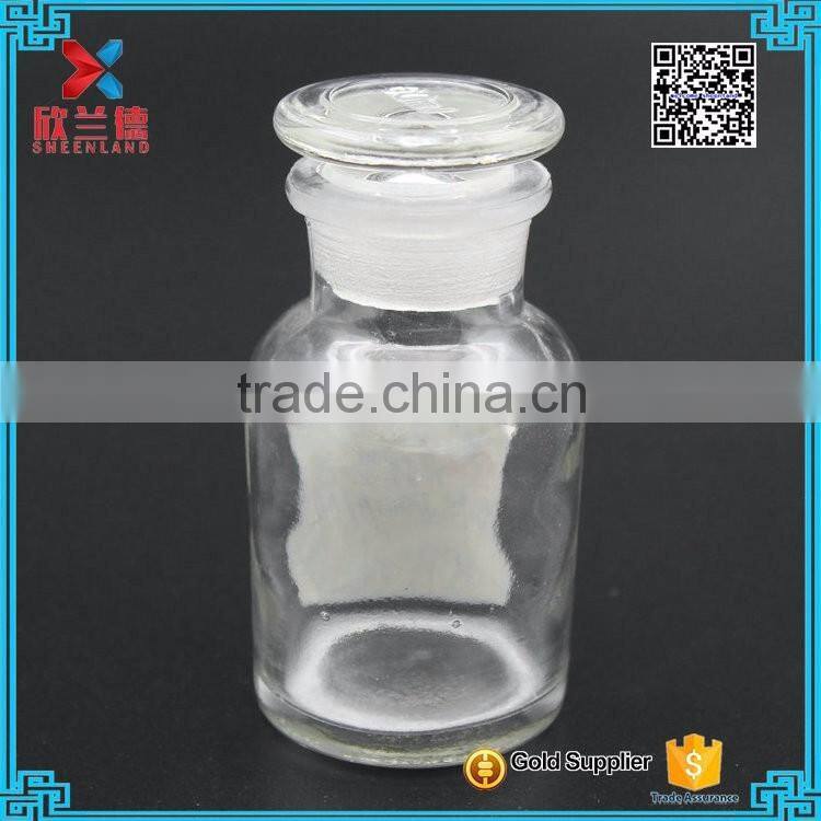 60ml cylindrical storage pharmaceutical grade glass bottle with stopper wholesale