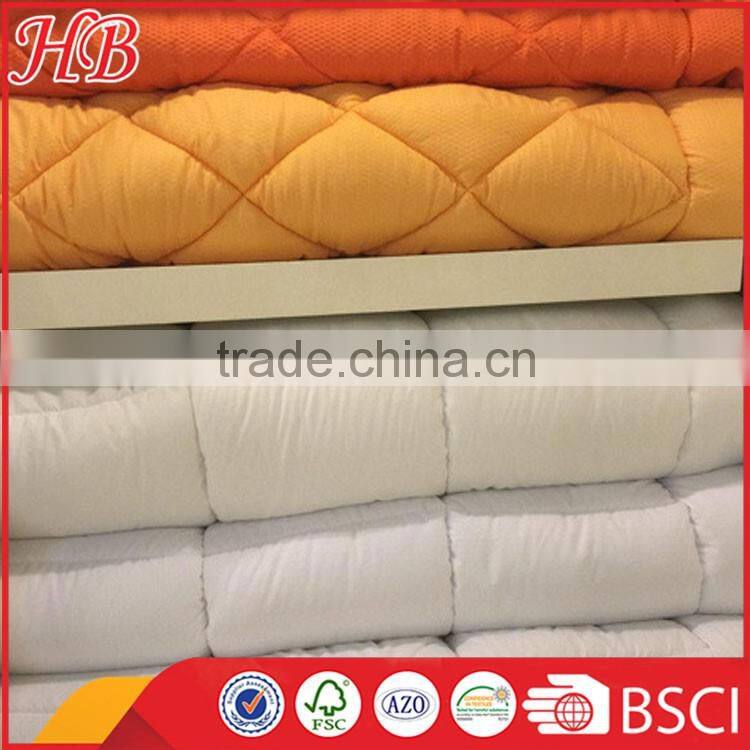 2016 Fashion Design ,100% polyester Full Size High Quality service, Low MOQ Different Style plain stitching quilt