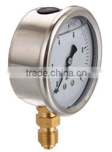 All Stainless Steel Oil filled Pressure Gauges With Bayonet Ring