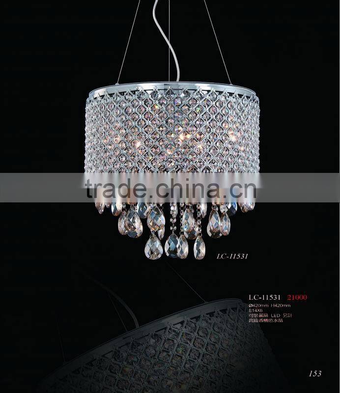 2013 New design crystal pendant lamp LC11531