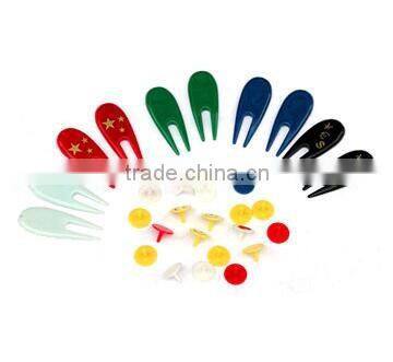 Promotional ABS plastic golf ball marker with logo