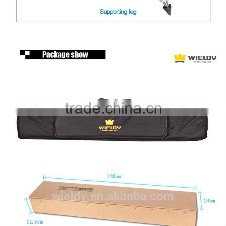 Portable Wieldy Load 8 Kg Video DSLR Slider Pan Tilt Head Rail for 5D2 5D3