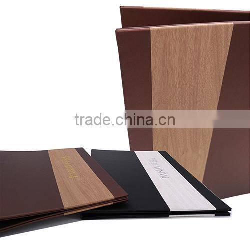Pocket Foldable light up menu , wooden table tent/ new product distributor wanted / wine cover