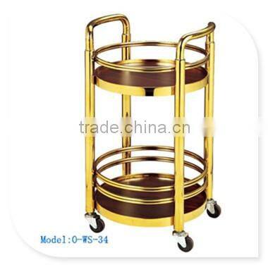 natural wine car yiyongjia luxury wine liquor trolley cart stainless steel meat trolley