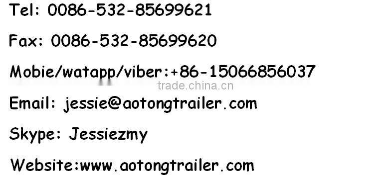 hot sale aotong brand 2 axles / 3 axles container semi trailer for 40ft/45ft/20ft container