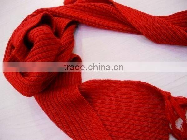 fashion acrylic gloves scarf set