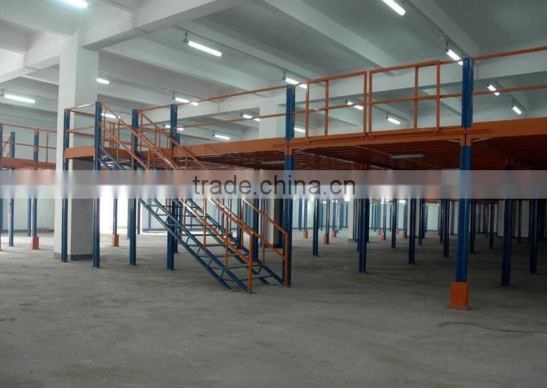 Heavy Duty Cold-rolled Steel Mezzanine Floor 200-800kg per Square Meter
