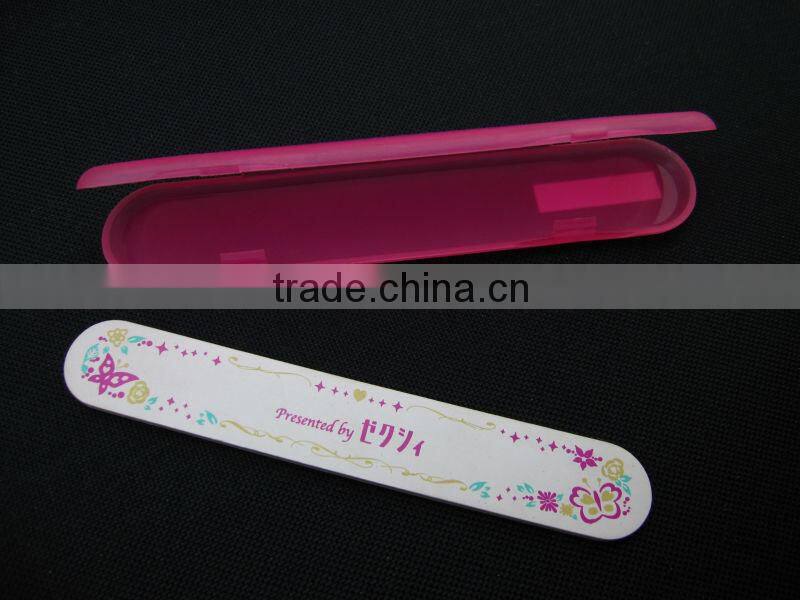 EVA nail file with plastic box package