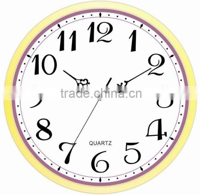 decorative wall clock, wall mounted round clock
