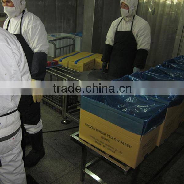 Frozen Yellow Peach In Slice