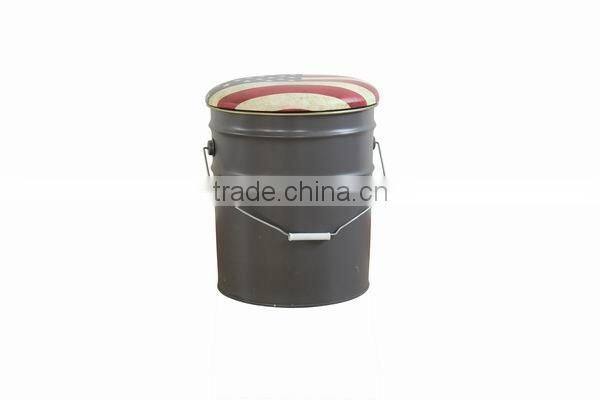 Factory Direct New Customized storage metal round storage ottoman