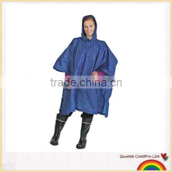 Hooded light weight rain poncho