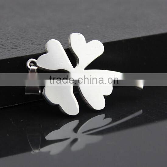 Yiwu man titanium stainless steel cross blue gemstone pendant