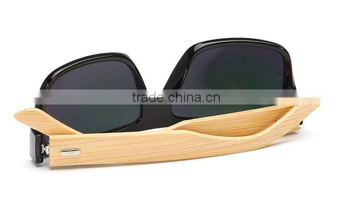 Wooden temple sunglasses cheap plastic frame Wooden glasses dark lens sunglasses