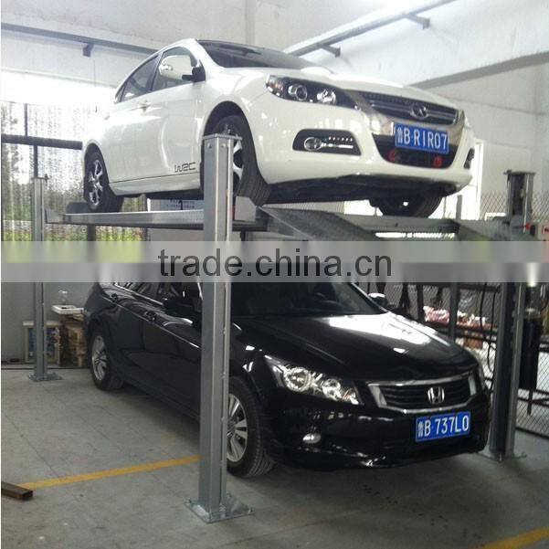 four post hydraulic parking car lift for sale PTJ601
