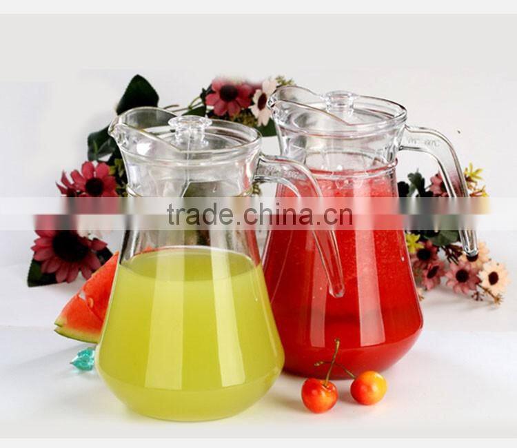 wholesale good quality cheap price decorative water/juice glass pitcher