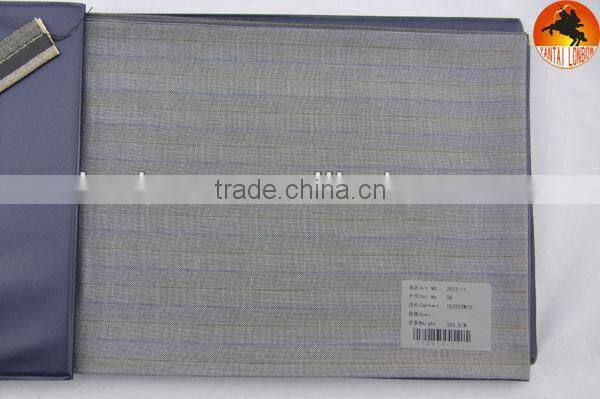 sharkskin herringbone stripe wool viscose polyester fabric for suiting