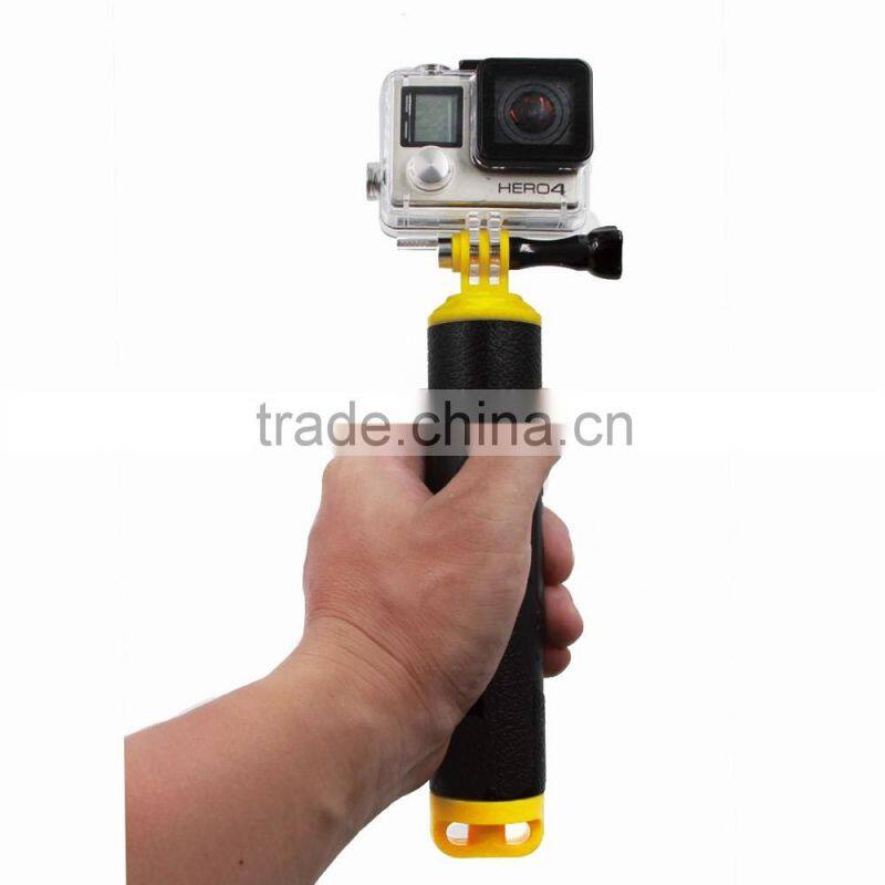 Hot GoPros accessories waterproof floating bobber with texture rubber handle grip for Go Pro Hero3+ and Hero4