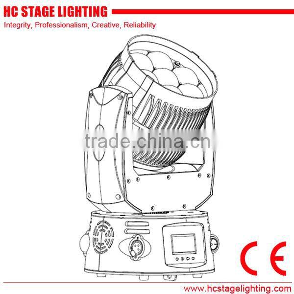 Dj lighting 7*15W RGBW 4 In 1osram led beam moving head mini with zoom