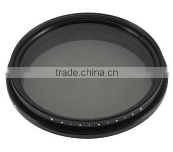 Professional 55mm 58mm ND Fader Neutral Density Filter 55mm ND2 to ND400 Adjustable Variable Filter for Canon Nikon Olympus DSLR