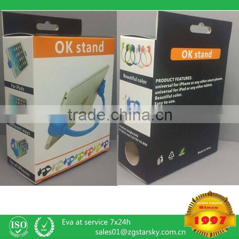 The Thumb Design Mini Plastic Ok Universal Portable Stand Holder smart cell phone Mount For Mobile phone