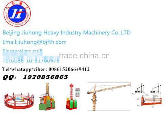 Tower Crane QTZ63(5610) jib length 56m, tip load 1.0T,Max lifting load 6t (split mast section)