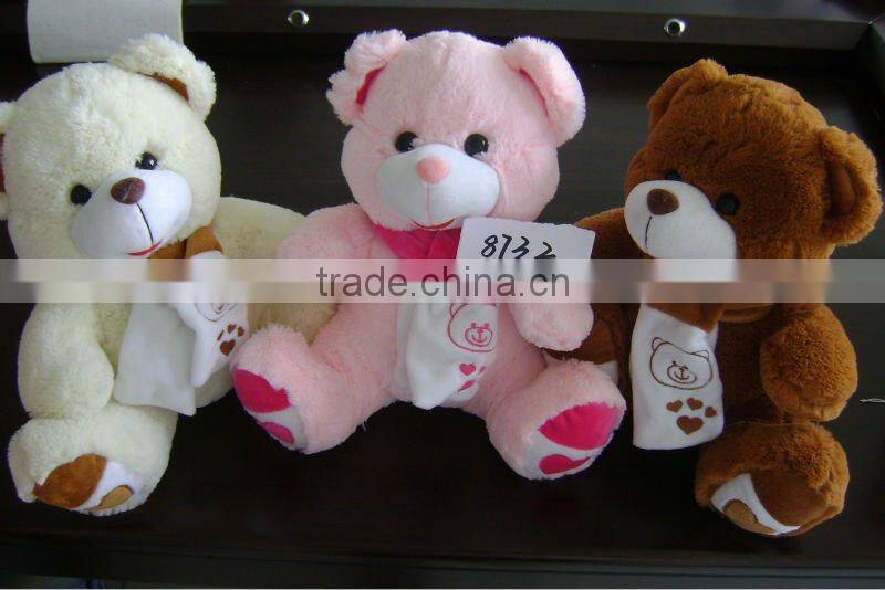 38cm novel and cute soft stuffed plush navy teddy bear with dress