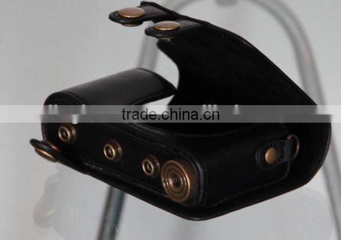 Factory competitive price stylish leather Camera Bag in Dongguan