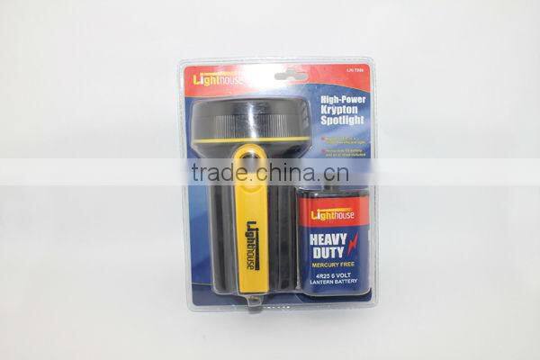 6V battery Portable led rechargeable hand lamp