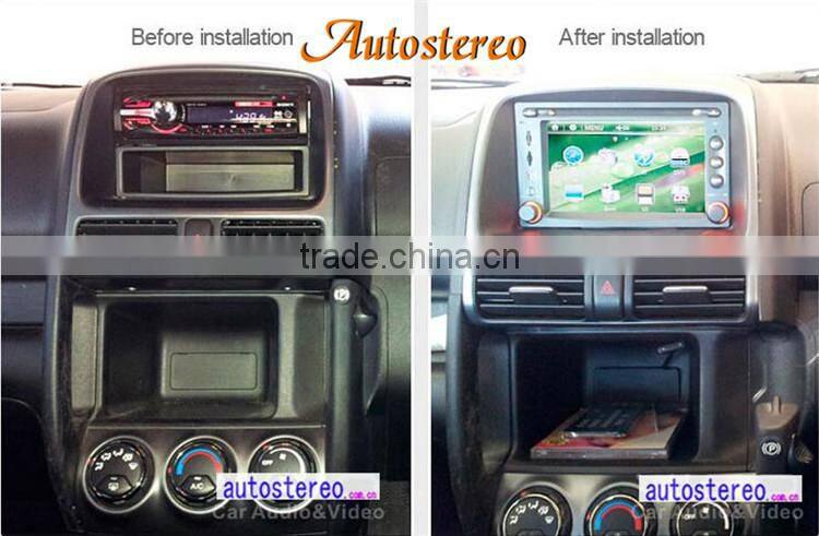 Car stereo 2 Din Car DVD Player GPS Navigation System forJezz Car Audio with Satnav