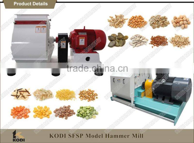 KODI Hot Sale High Efficiency Soybean Hammer Mill Grinder Machine