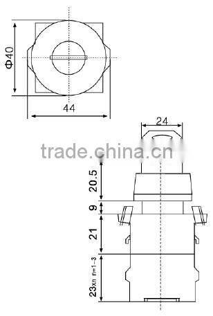UTL Wholesale Products Electric Self-locking Key Emergency Push Button Switch Push Button Switch