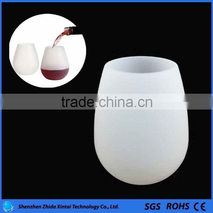 Portable Unbreakable Stemless Reusable Silicone Wine Glasses/Cups